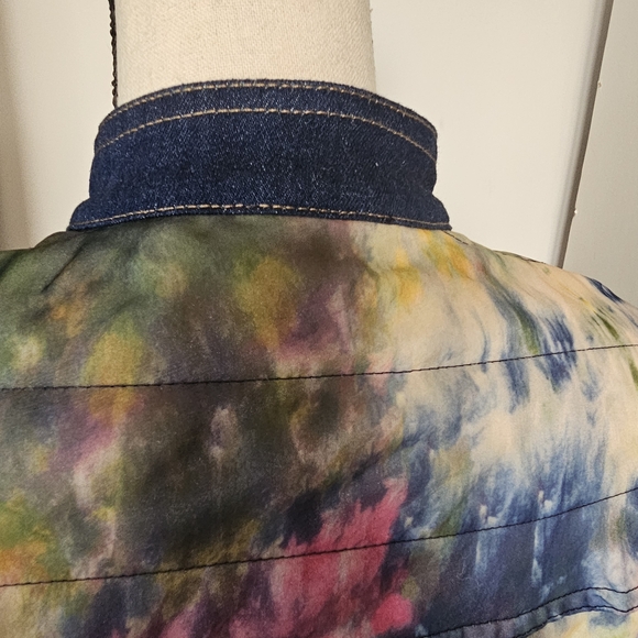 Oolala  Multicolor Tie-Dye Jean Jacket - Picture 6 of 16